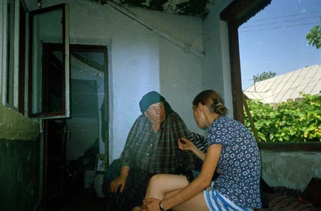 gyjtés közben