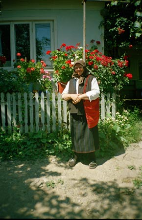 asszony tarisznyával