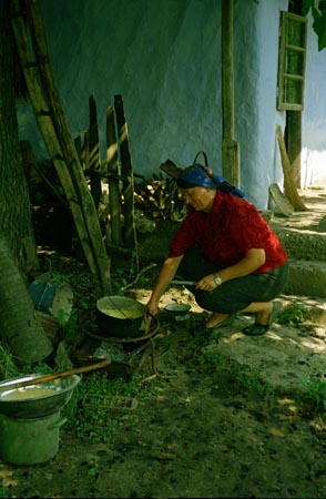 puliszkafőzés