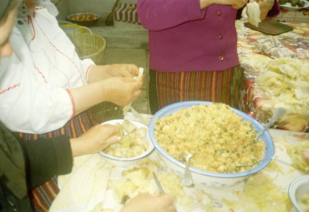 galuskakészítés