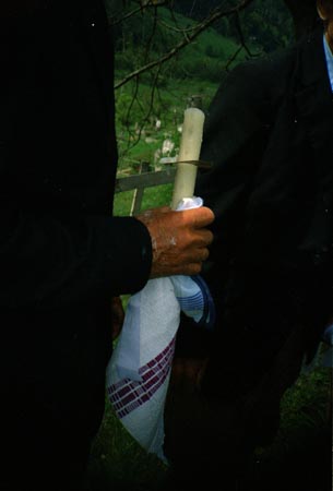 temetési gyertya