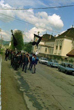 temetési menet
