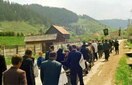temetési menet
