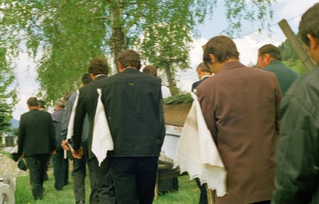 temetési menet