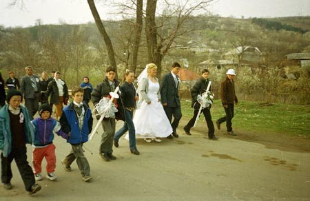 esküvői menet