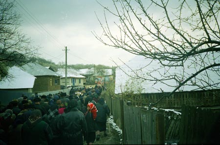 temetési menet