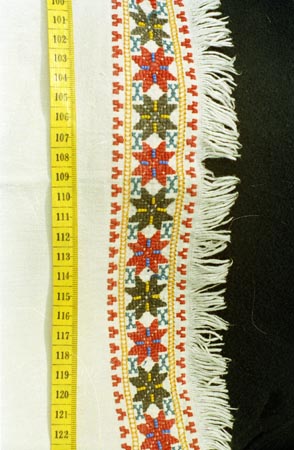servet hímzése