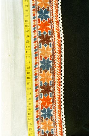 servet hímzése