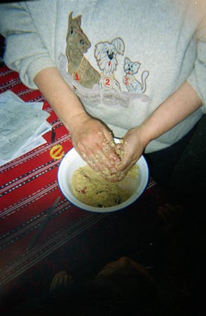 tojásfesték lemaratása