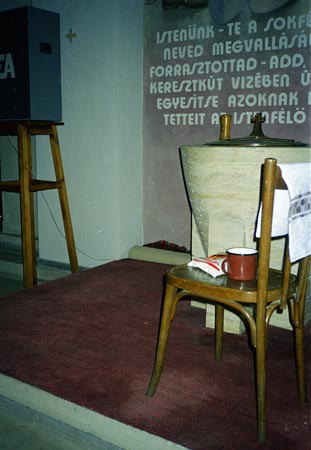 előkészület vízszenteléshez