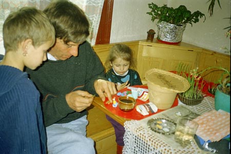húsvéti asztal