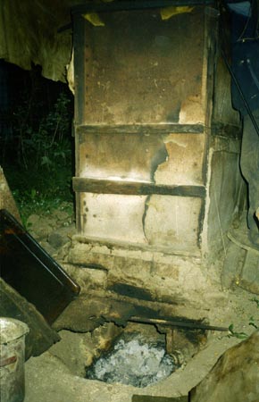 füstölő tüzelője