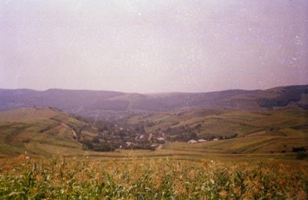 Magyarfalu látképe