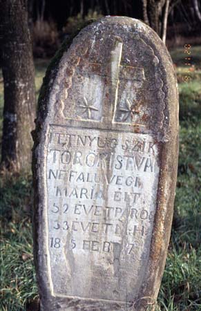 sírkő, kat., ref. temető